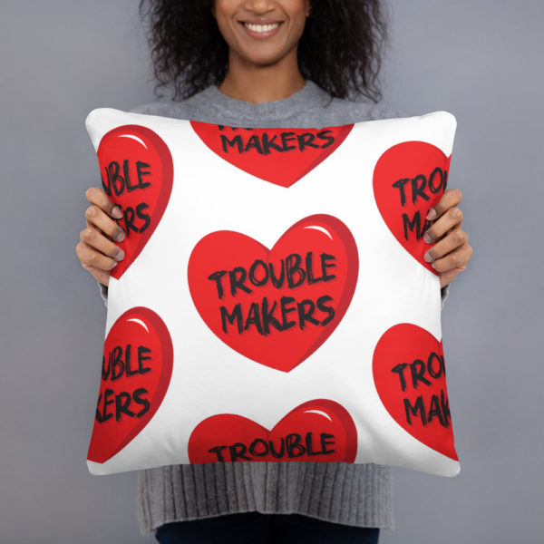 TroubleMakers Heart Pillow - Image 2